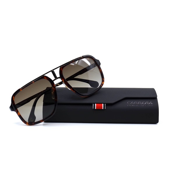 BRAND NEW CARRERA CA 1004/S HAVANA GOLD BROWN MEN'S SUNGLASSES - Picture 1 of 15